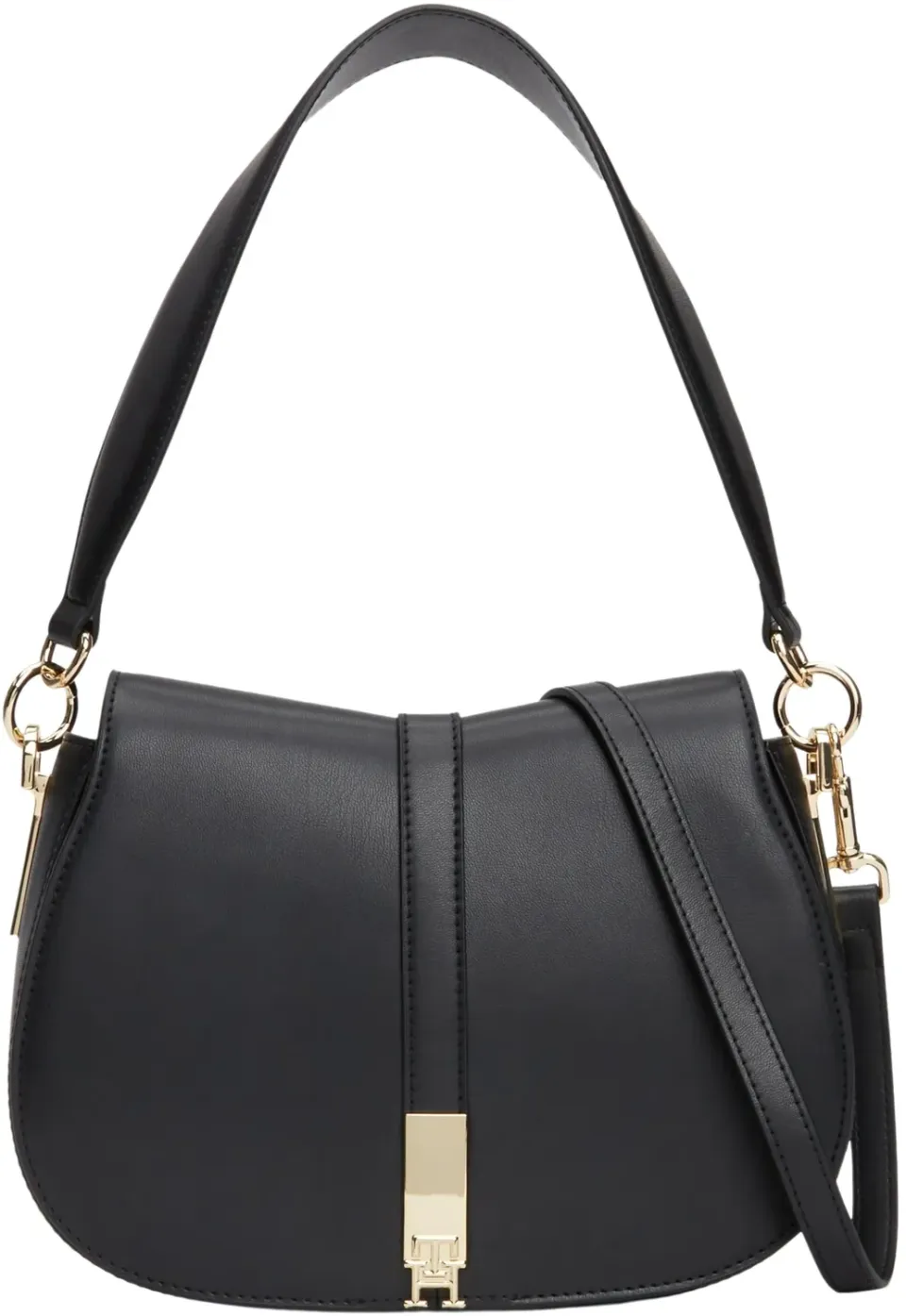Tommy Hilfiger Heritage Saddle Bag borsa donna nero tracolla