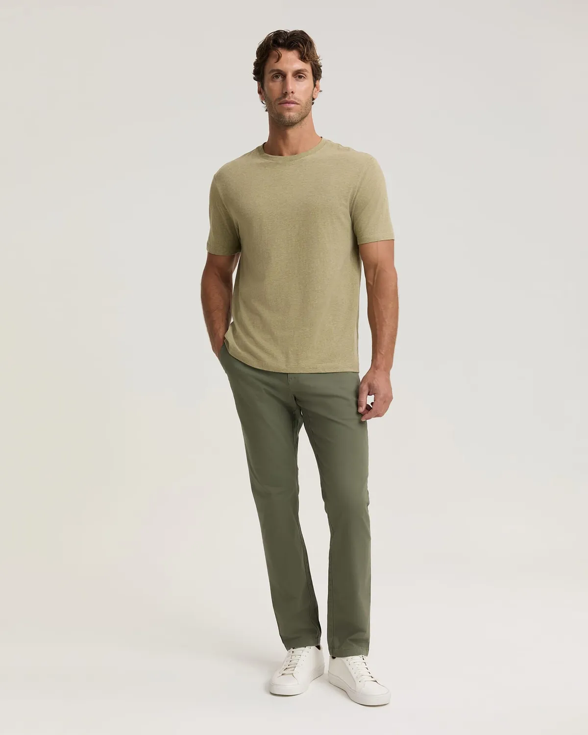 Sportscraft Supersoft Melange Tee maglietta cotone spazzolato