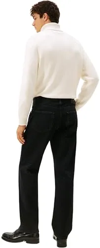 Tommy Hilfiger River Bona Black jeans uomo 34W/36L relaxed