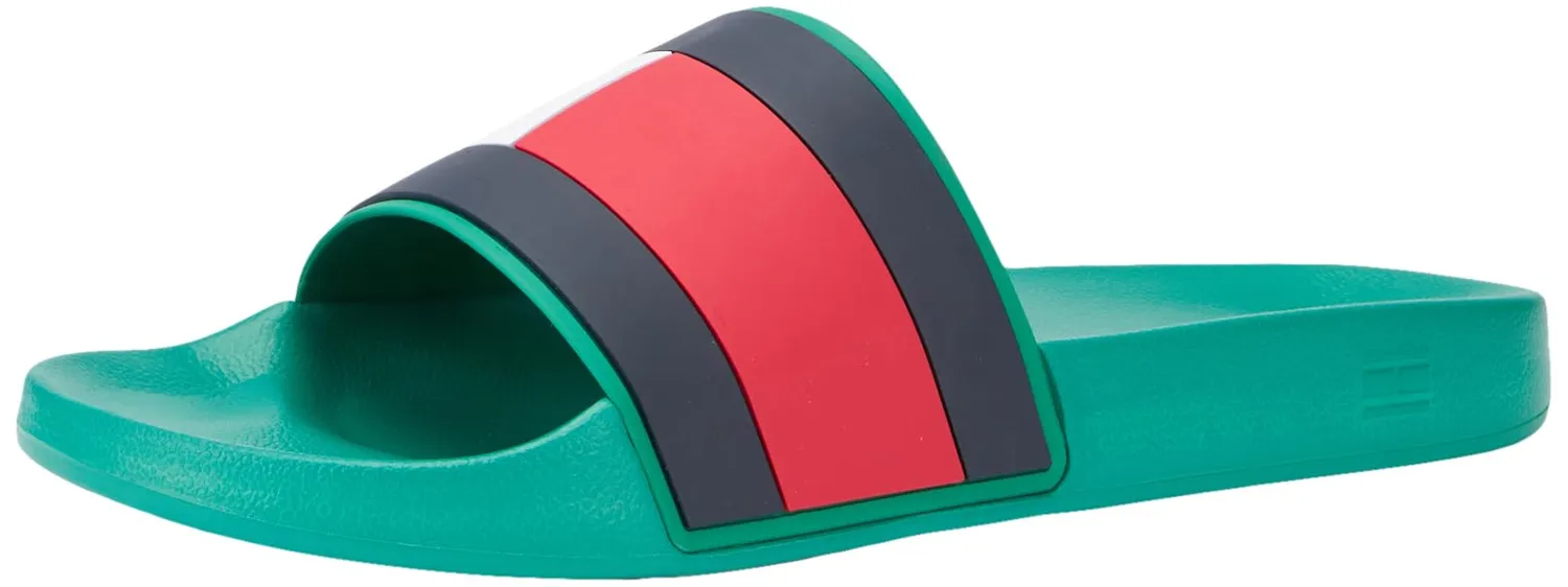 Tommy Hilfiger TH Flag Pool Slide ciabatte uomo nero