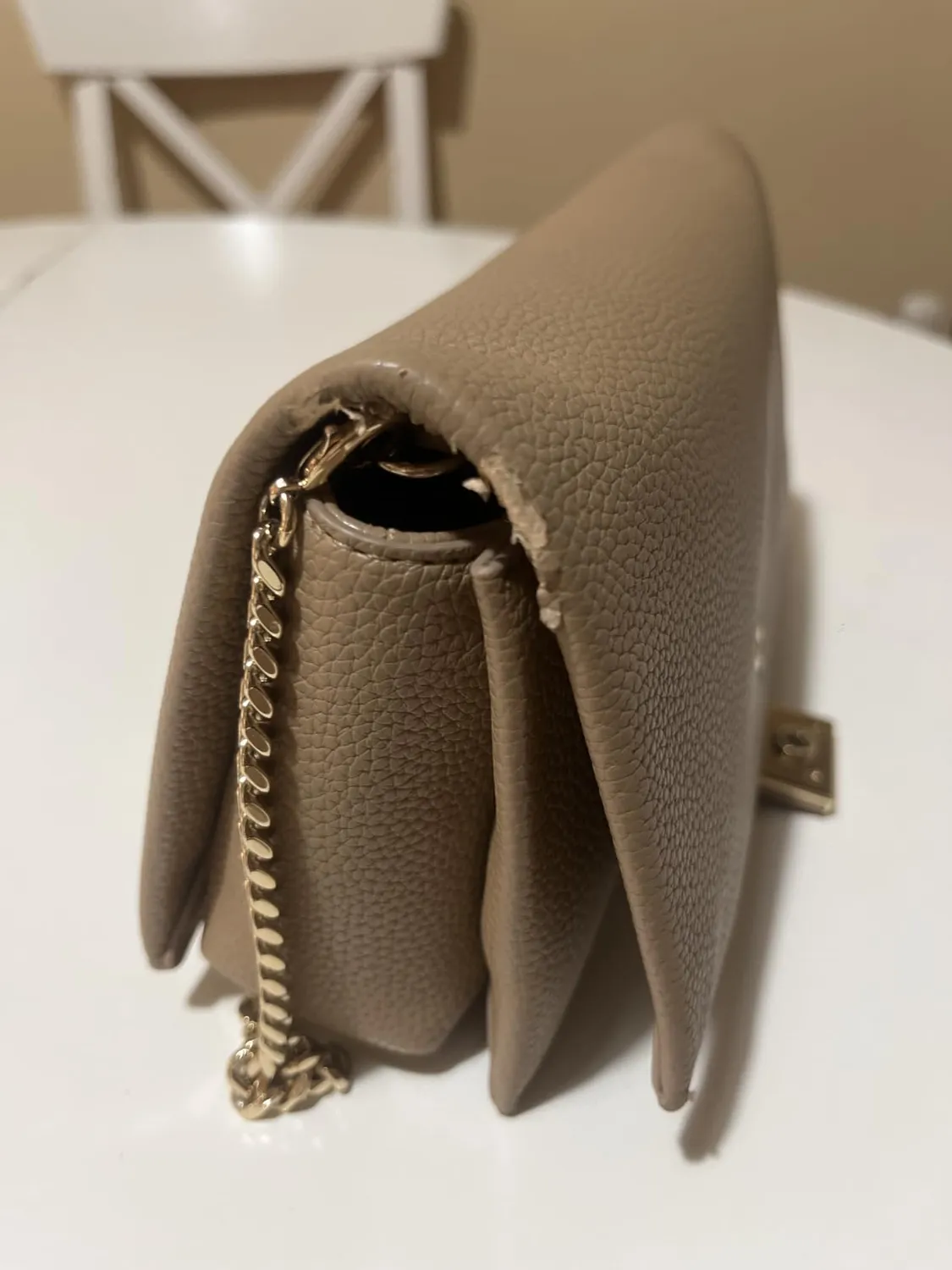 Tommy Hilfiger TH Her Chain Crossover borsa donna beige