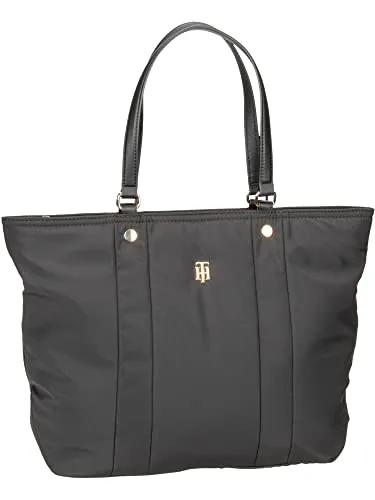 Tommy Hilfiger My Tommy Tote Borsa Donna Nera Zip