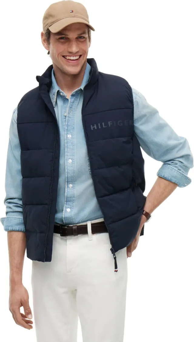 Tommy Hilfiger Branded Vest MW0MW45275 gilet L blu navy