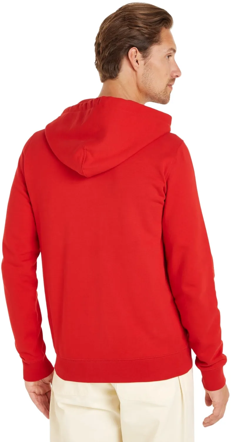 Tommy Hilfiger felpa cappuccio zip uomo Desert Sky cotone