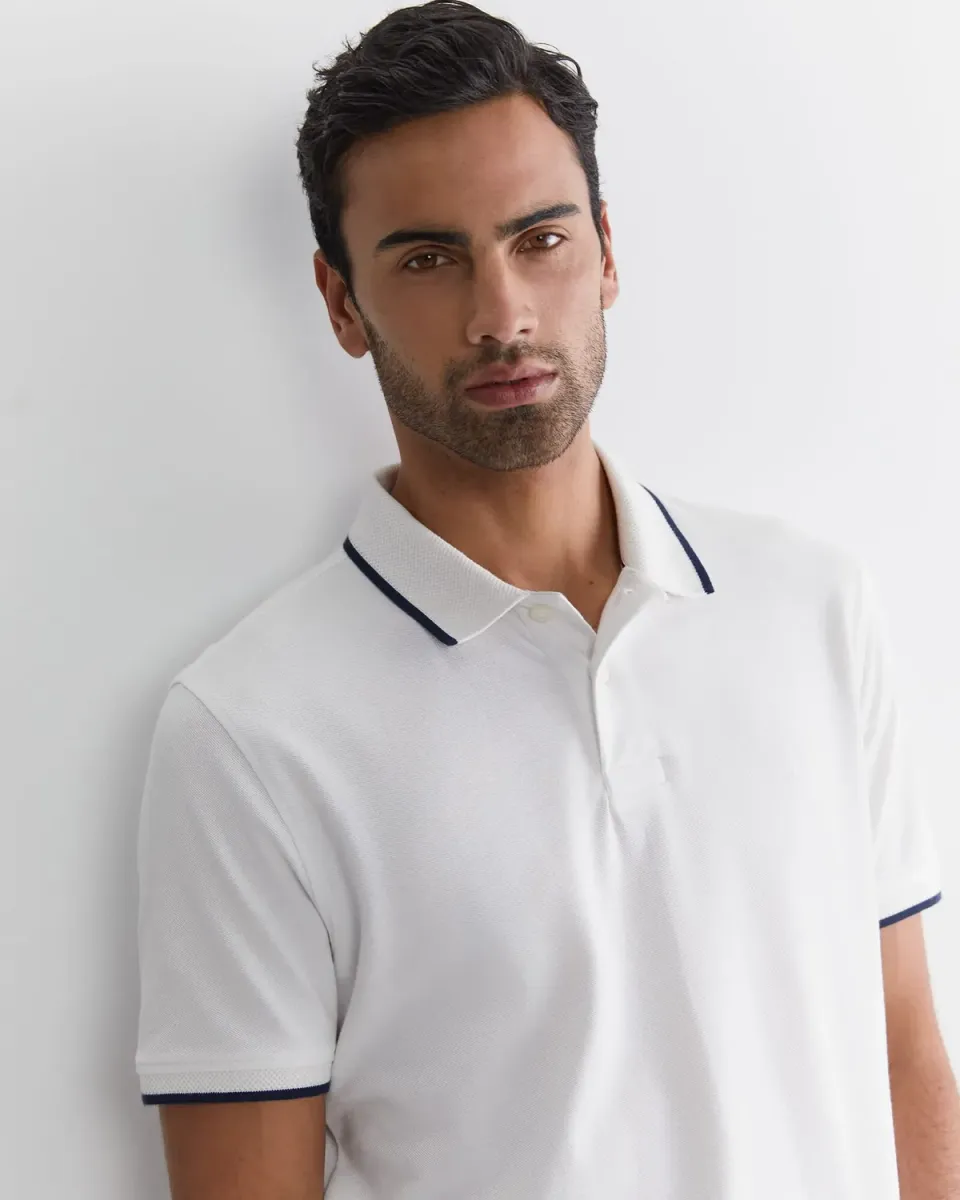 Sportscraft SC Tipped Pique Polo polo cotone piqué