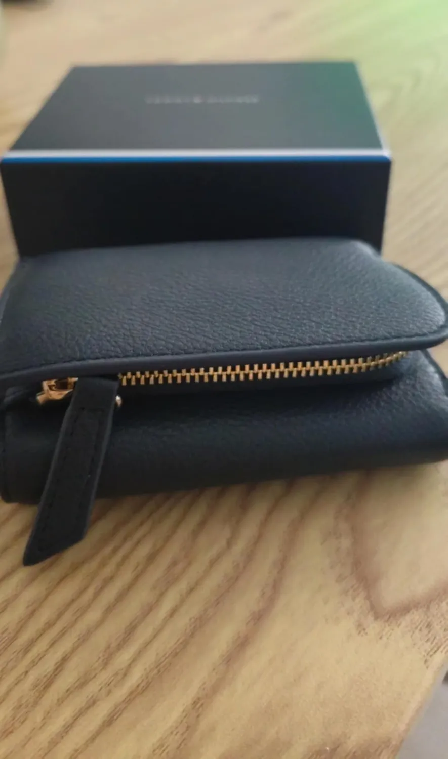 Tommy Hilfiger Logotape portafogli trifold blu Space Blue