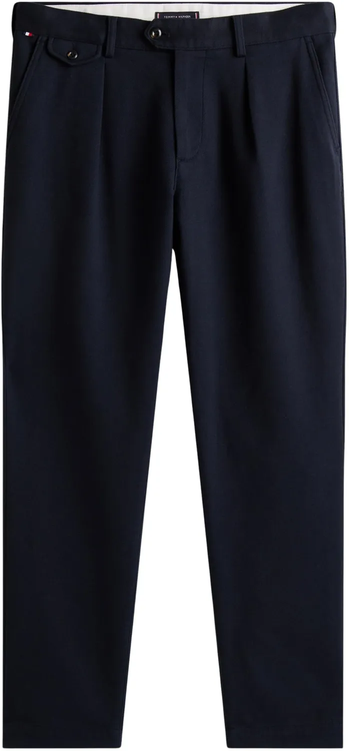 Tommy Hilfiger Harlem MW0MW40340 pantaloni casual twill neri