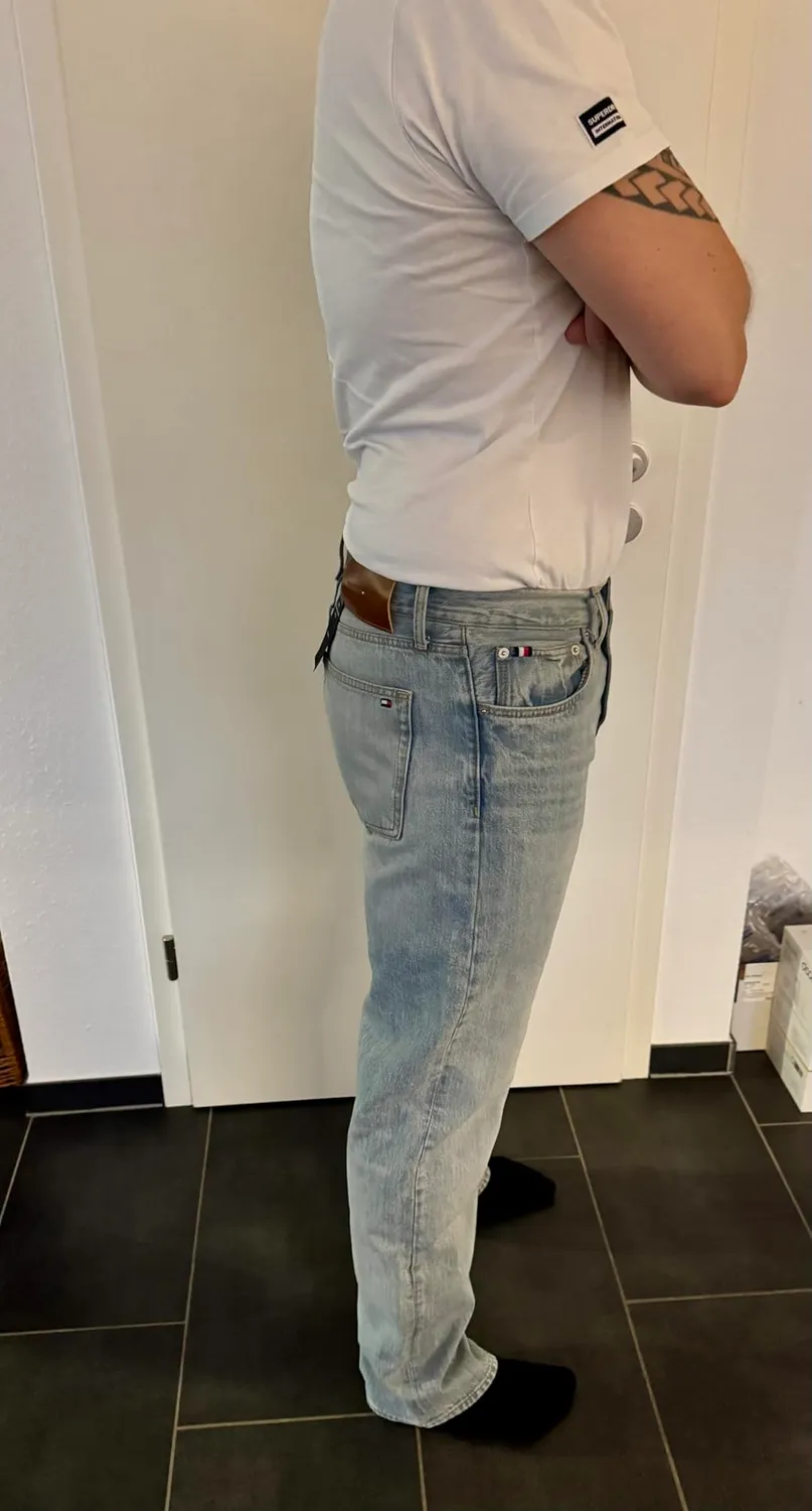 Tommy Hilfiger Dover MW0MW42331 jeans uomo blu 36W/32L