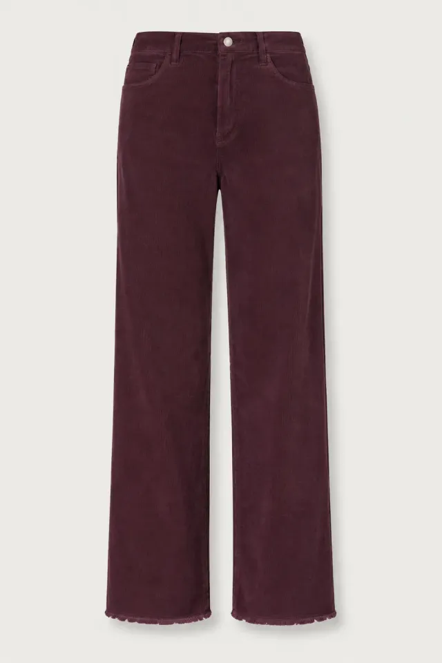 Massimo Alba Alosa-Cut pantaloni rosso velluto
