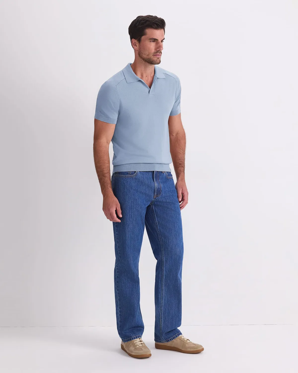 Sportscraft Brookes Polo uomo seta cotone manica corta