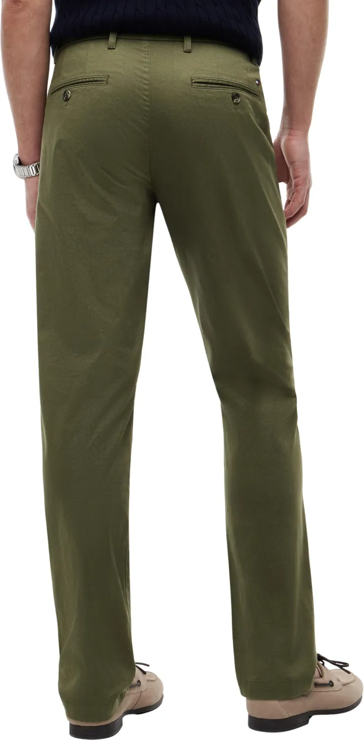 Tommy Hilfiger Denton chino uomo verde 36W/32L straight fit