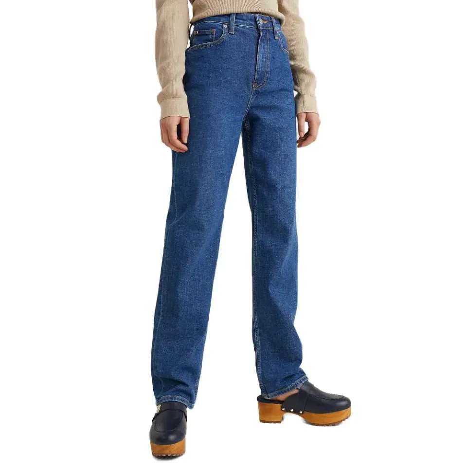 Tommy Hilfiger New Classic Mady jeans donna dritti vita alta