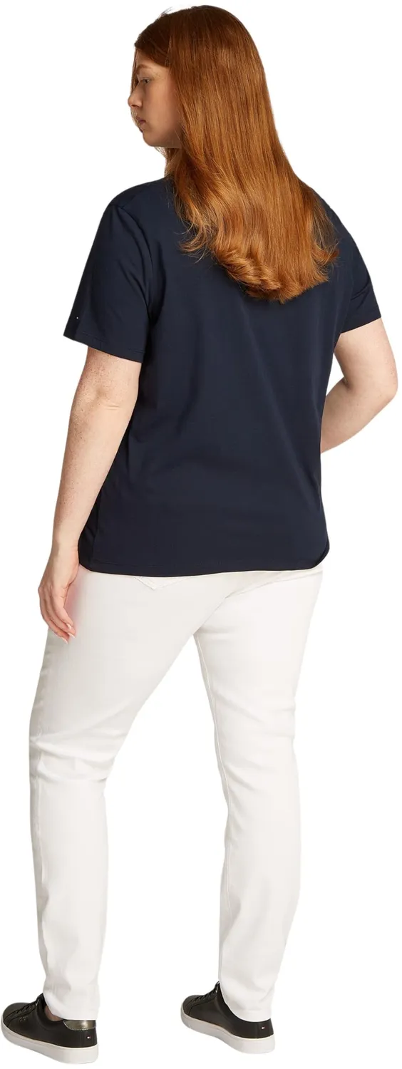 Tommy Hilfiger Script Crew Neck Regular Fit t-shirt blu navy