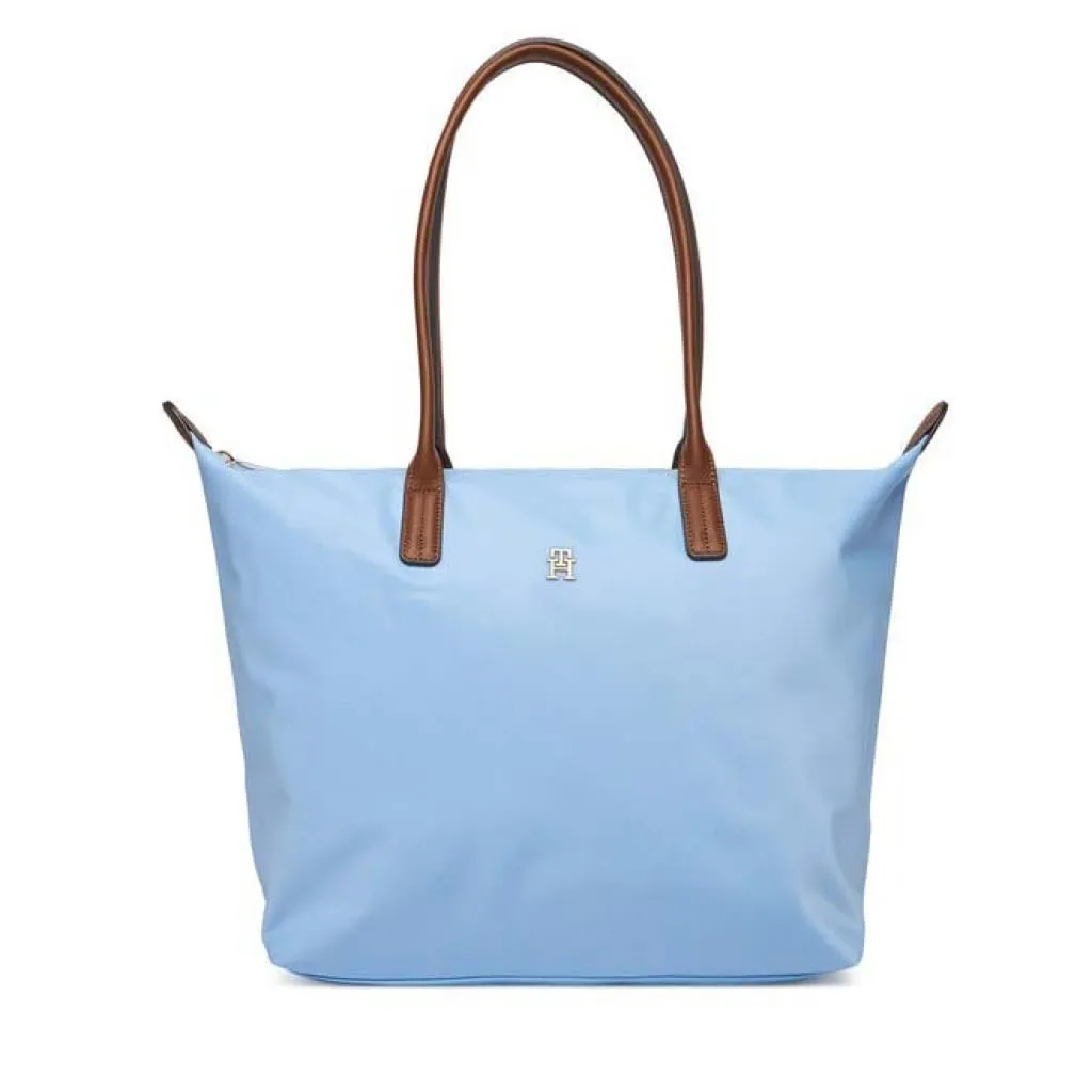 Tommy Hilfiger Popette Tote borsa donna blu Space Blue capiente