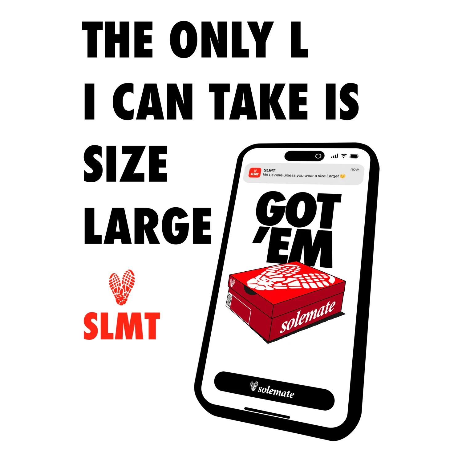 Solemate SLMT t-shirt bianca cotone bio