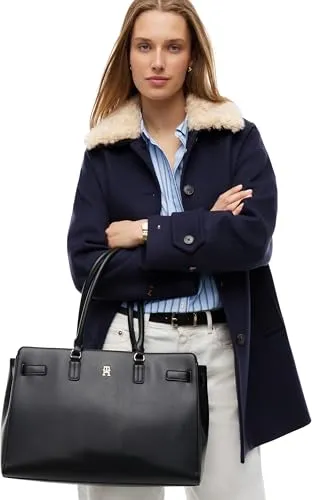 Tommy Hilfiger TH Joy AW0AW19069 Tote Donna Nera