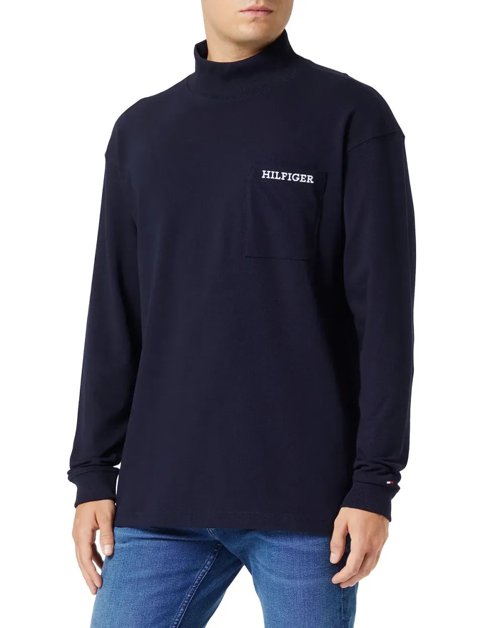 Tommy Hilfiger Monotype MW0MW32592 Maglia Maniche Lunghe