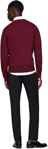 Tommy Hilfiger Crew Neck Regular maglione rosso S uomo