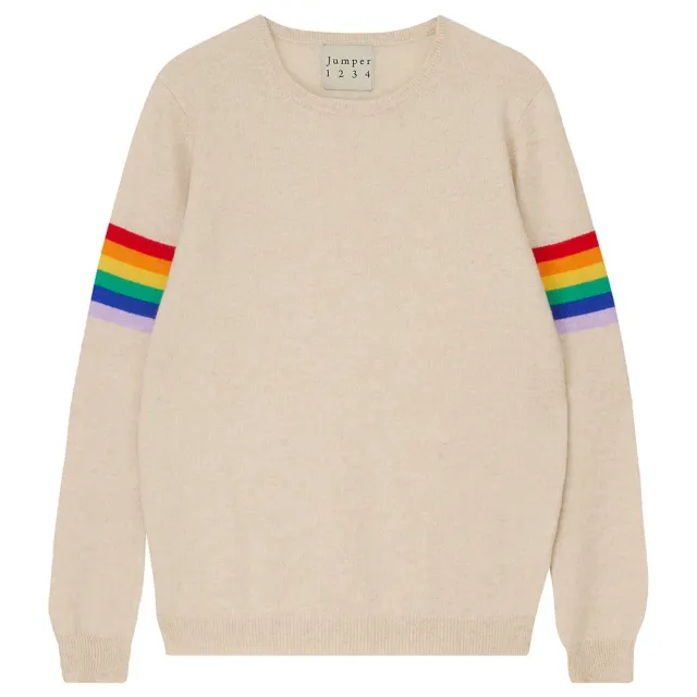 Jumper 1234 Rainbow Arms maglione cashmere oatmeal