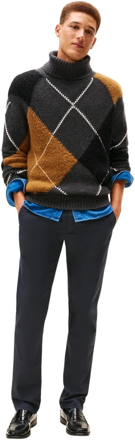 Tommy Hilfiger Denton Chino Uomo 34W/32L blu struttura
