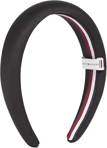 Tommy Hilfiger Elevated Chic Fascia Capelli Donna Nera Unica