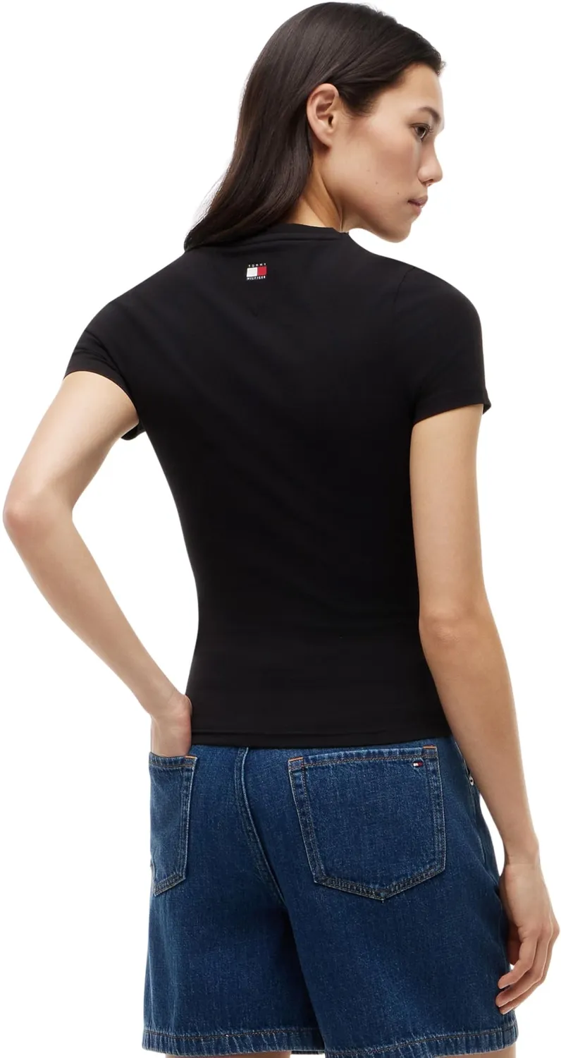 Tommy Hilfiger TH X CF1 Logo Fitted Tee t-shirt donna taglia L
