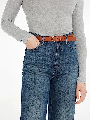 Tommy Hilfiger TH Timeless 2.5 cintura donna 75 nera fibbia TH