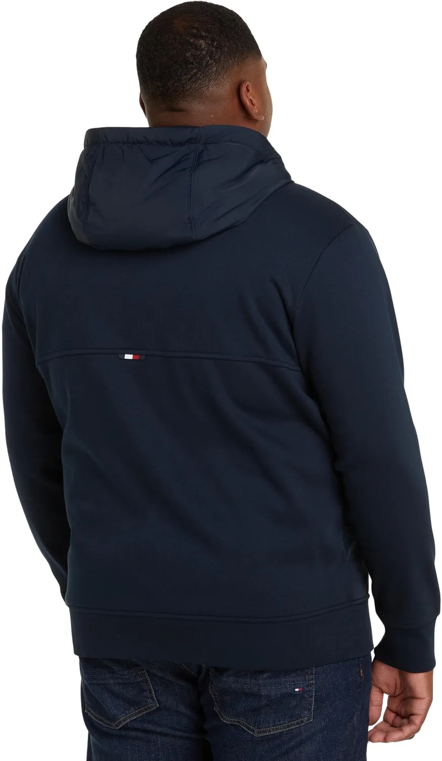 Tommy Hilfiger MW0MW32973 Felpa Uomo con Zip 5XL Tall