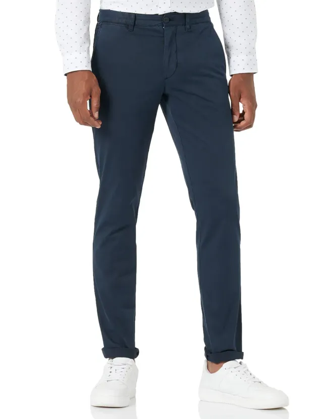 Tommy Hilfiger Bleecker TH Flex chino uomo 33W/29L slim raso