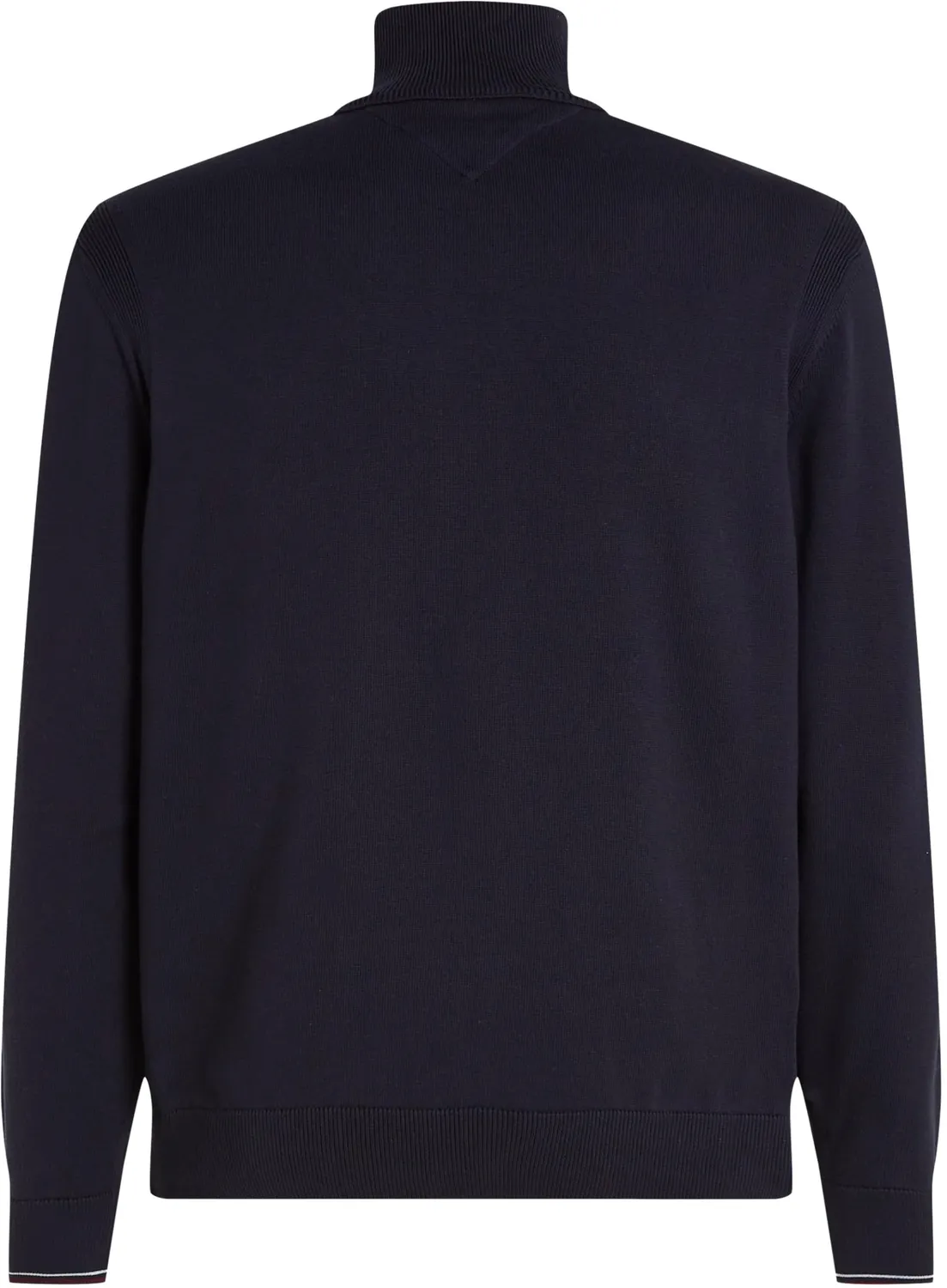 Tommy Hilfiger Cotton Zip Through felpa uomo 3XL blu senza cappuccio