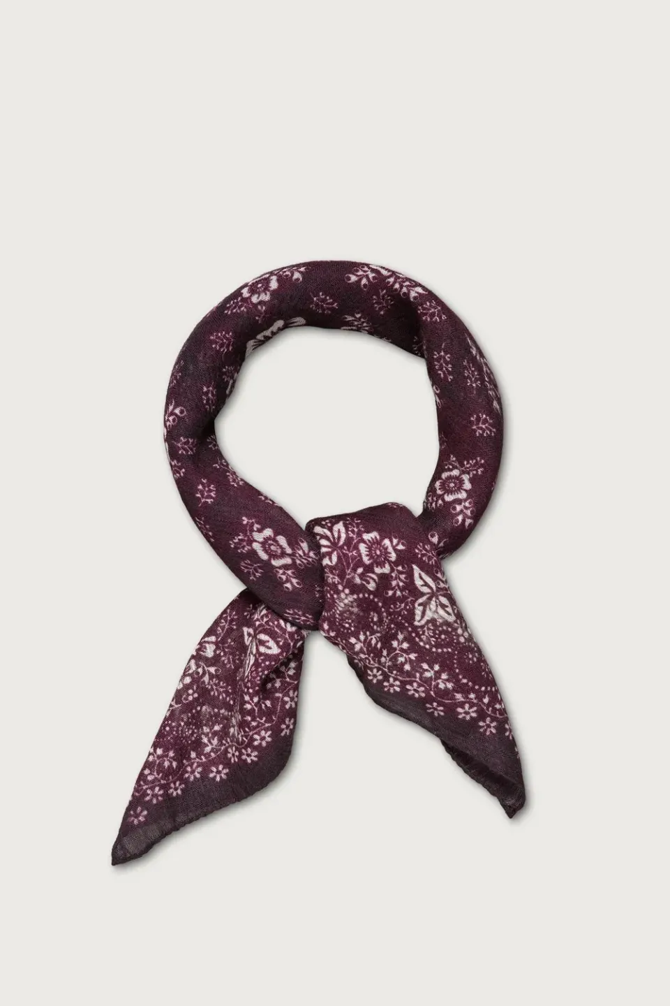 Massimo Alba Bandana sciarpa cashmere seta nera