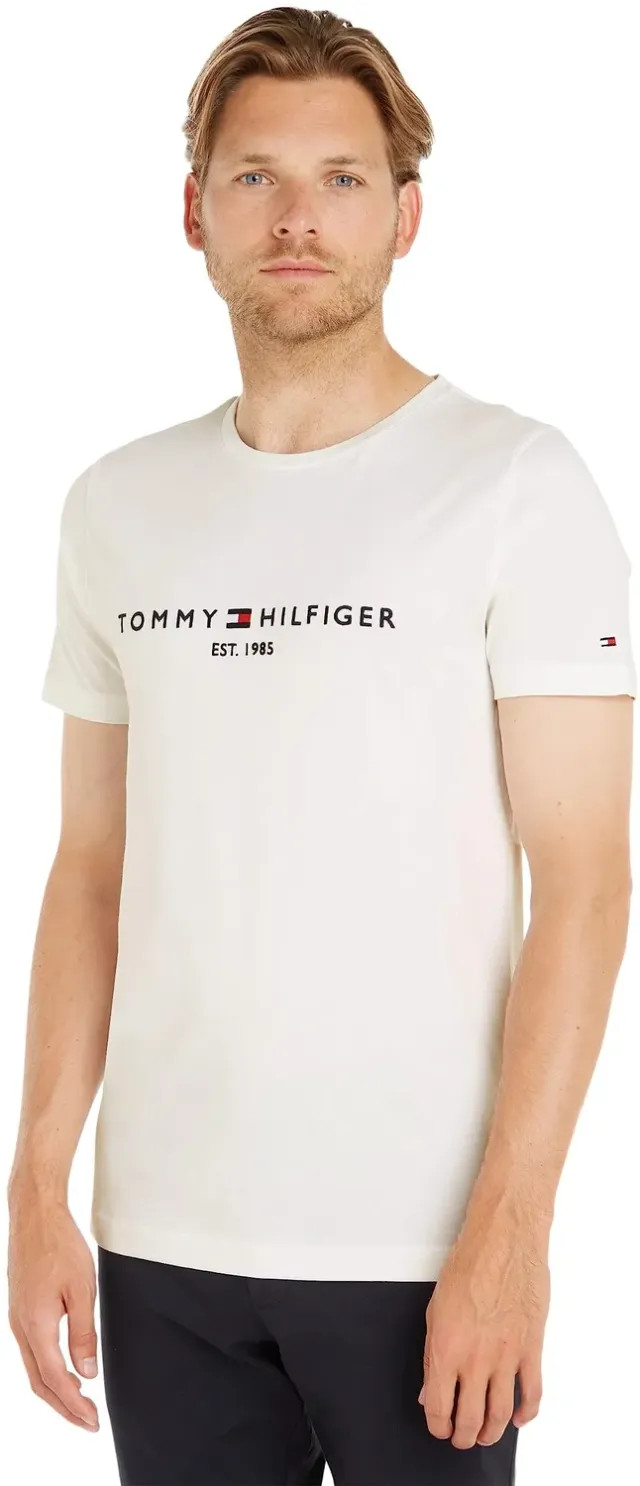 Tommy Hilfiger Core Logo t-shirt uomo girocollo cotone