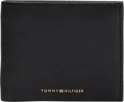 Tommy Hilfiger AM0AM14795 portafoglio bifold nero uomo