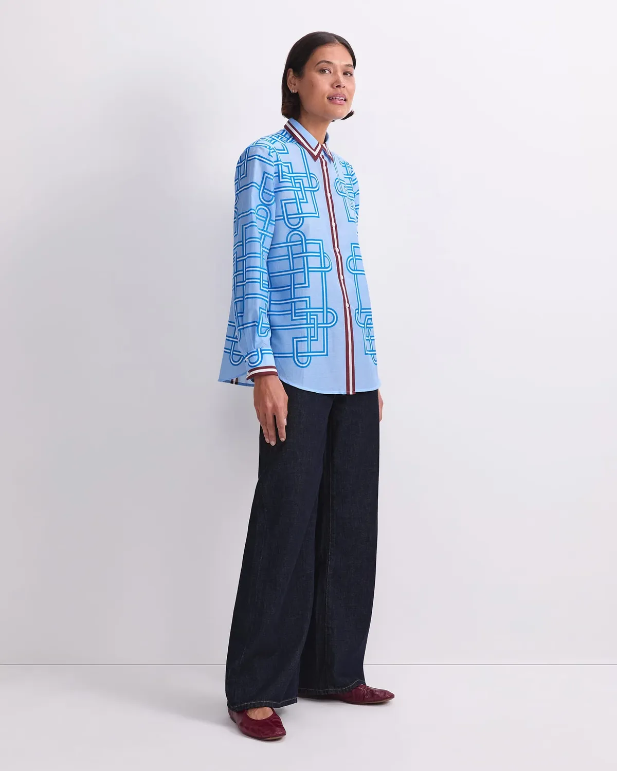 Sportscraft Rhodes camicia cotone seta manica lunga