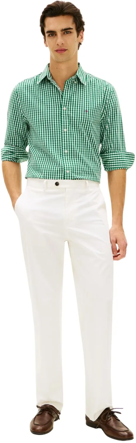 Tommy Hilfiger Flex Gingham Regular Fit camicia uomo a quadri