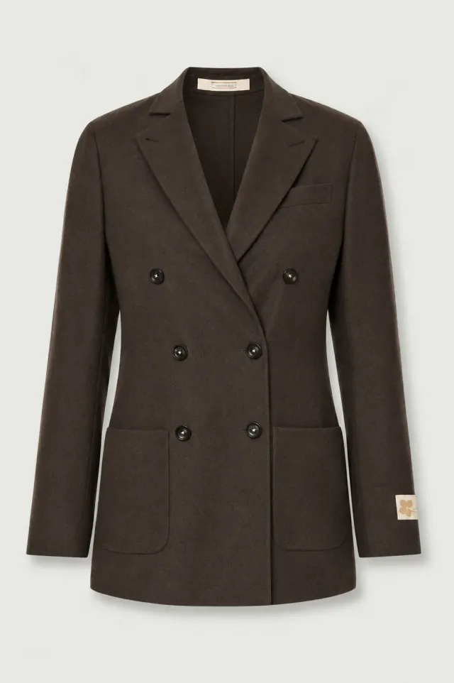 Massimo Alba Carlotta2 giacca marrone lana cashmere