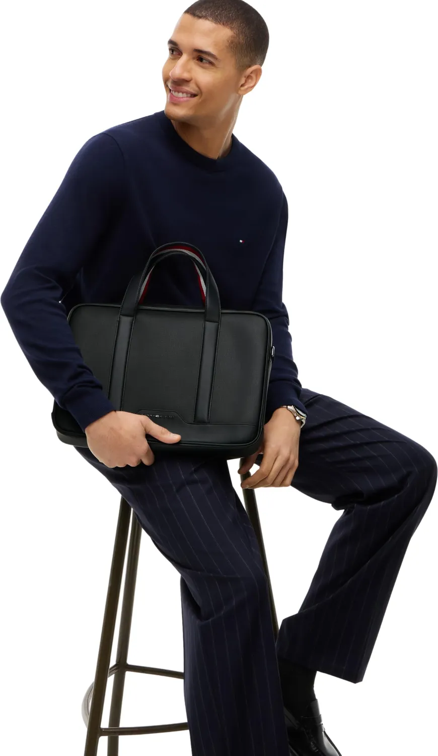 Tommy Hilfiger AM0AM14726 borsa porta computer nera