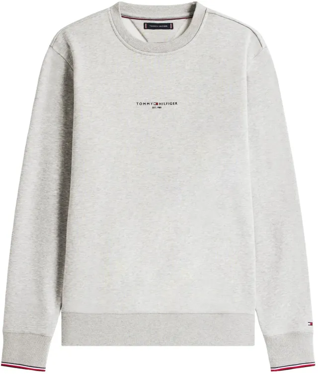 Tommy Hilfiger Tipped felpa girocollo uomo cotone