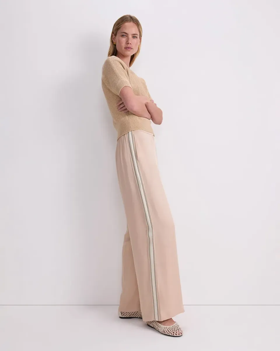 Sportscraft Yara Drape Stripe pantaloni palazzo viscosa