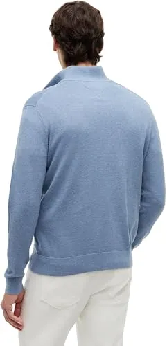 Tommy Hilfiger Essential Cotton Zip Mock MW0MW37331 Maglione L