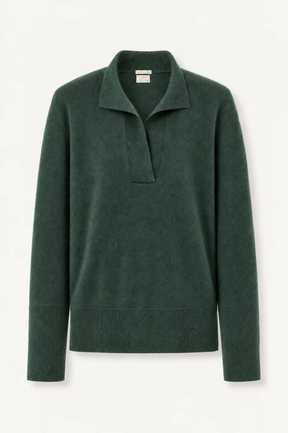 Massimo Alba Lucy polo donna pine cashmere garzato