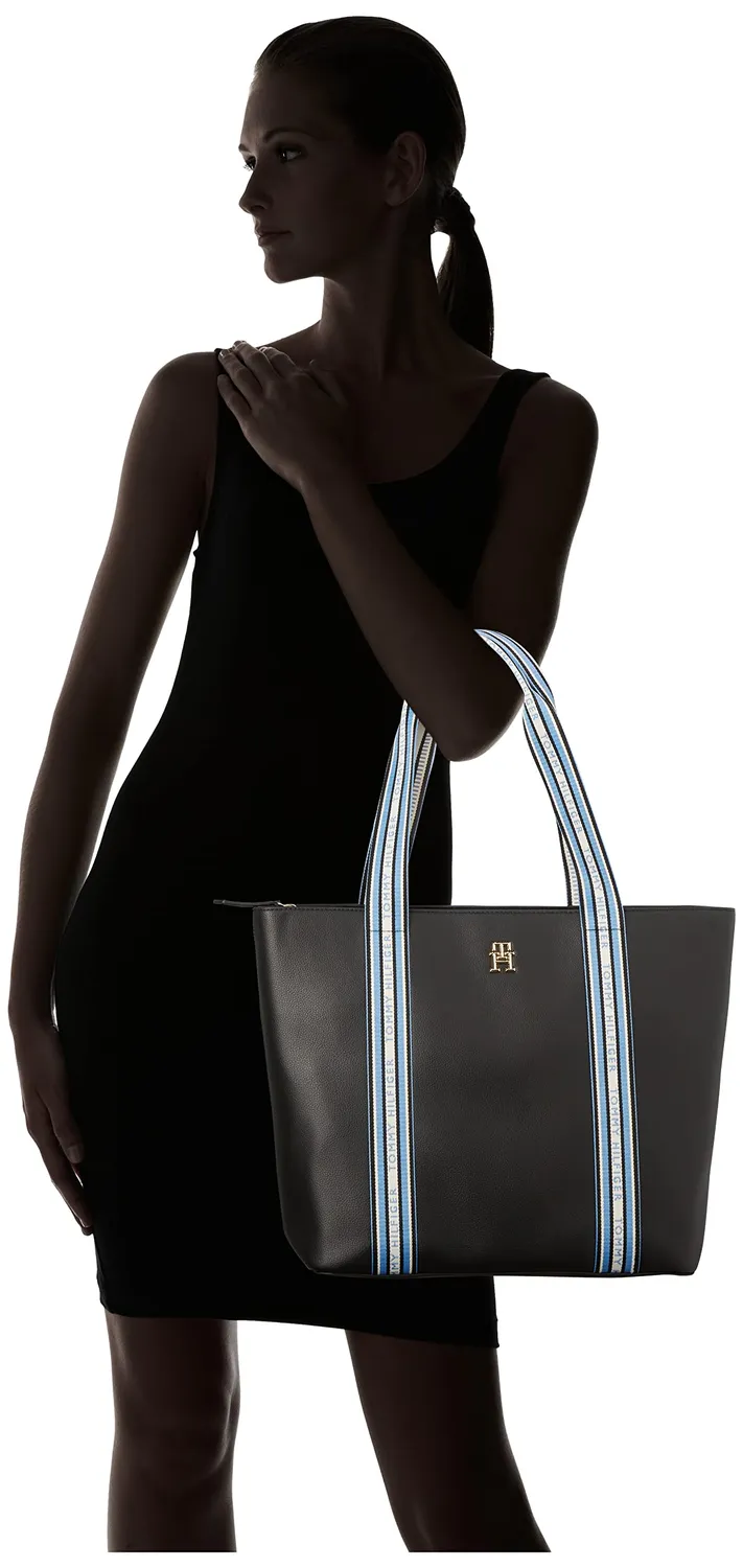 Tommy Hilfiger Tommy Life borsa shopper donna zip pelle