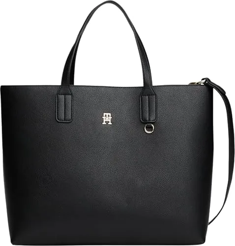 Tommy Hilfiger TH Icon borsa AW0AW18122 satchel nera donna