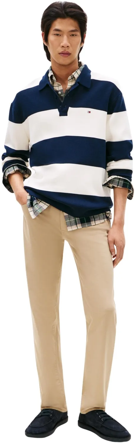 Tommy Hilfiger 5 tasche pantaloni uomo chino blu
