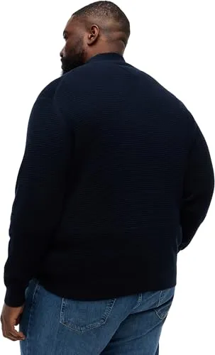 Tommy maglione mezza zip uomo 5XL manica lunga