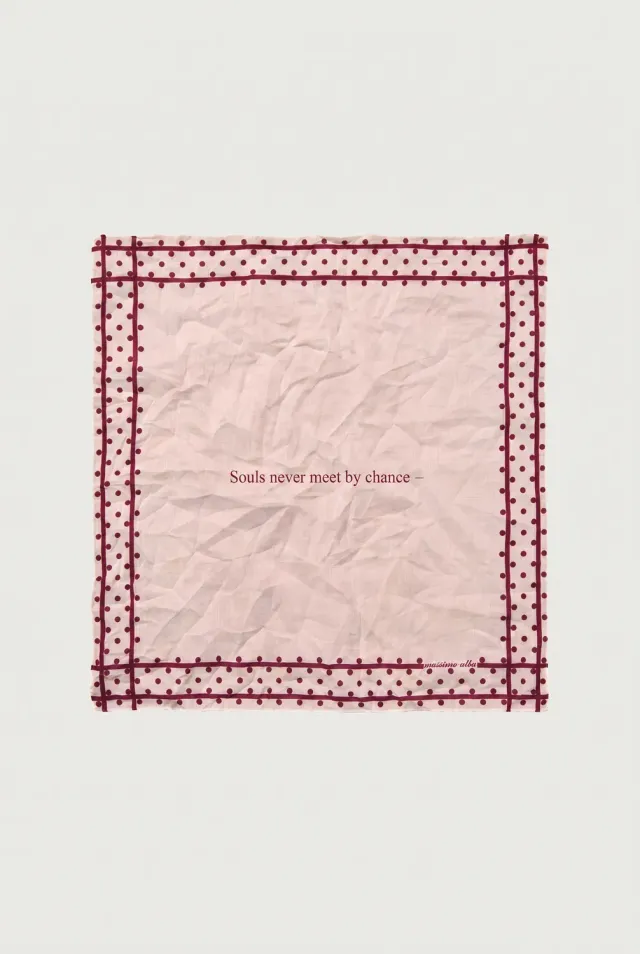 Massimo Alba Hanky1 fazzoletto faded rose cotone