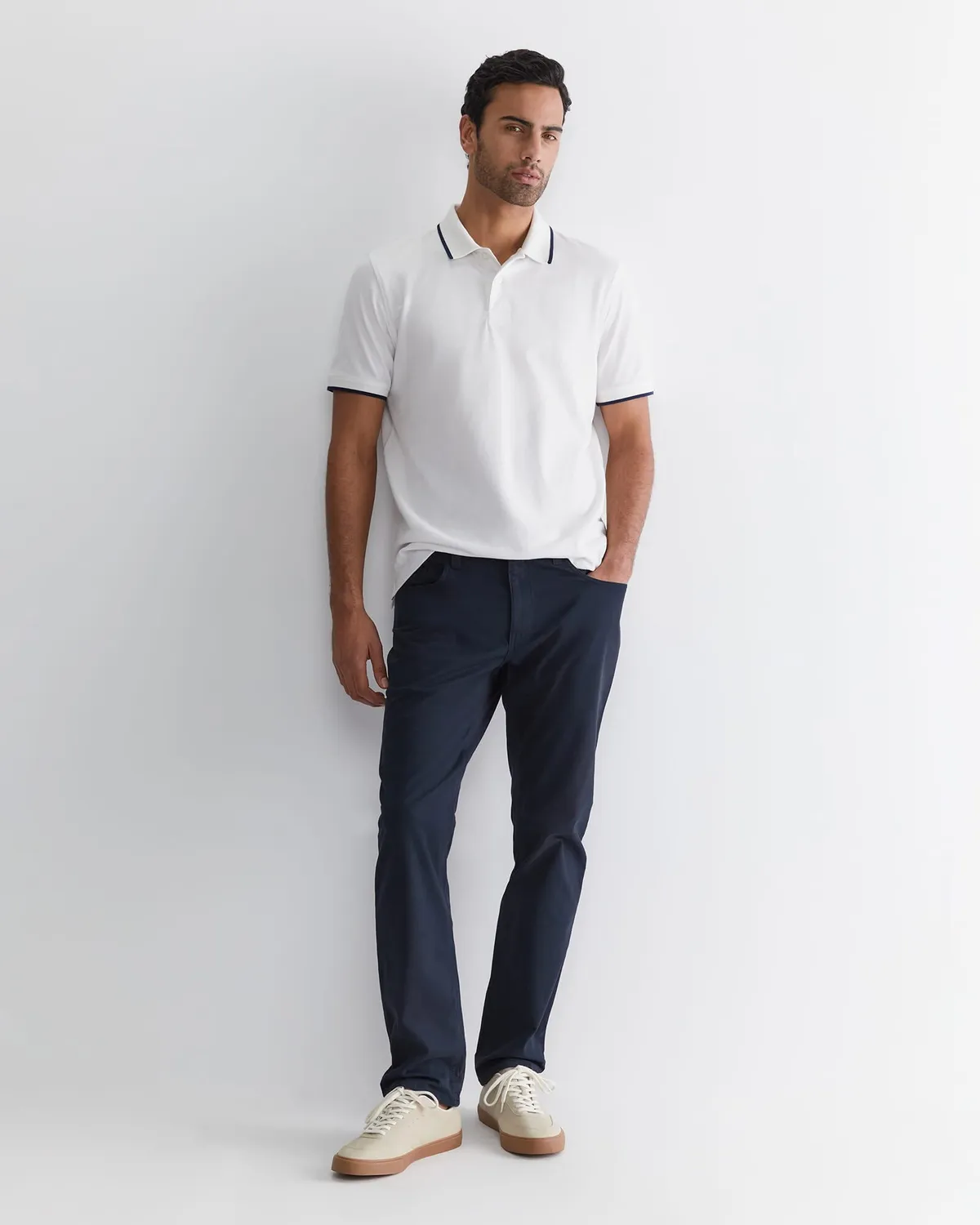Sportscraft SC Tipped Pique Polo polo cotone piqué