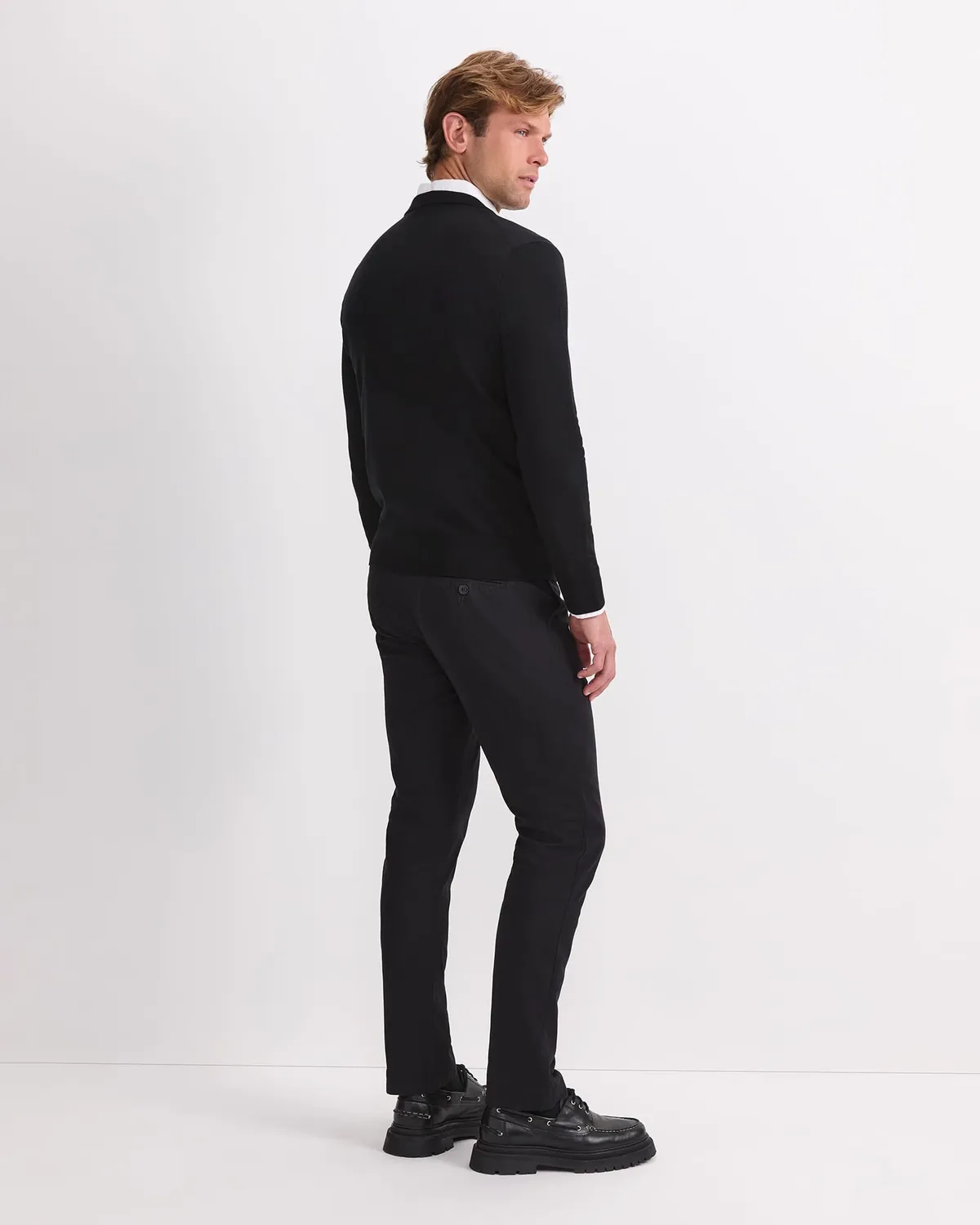 Sportscraft Merino V-Neck maglione lana scollo a V