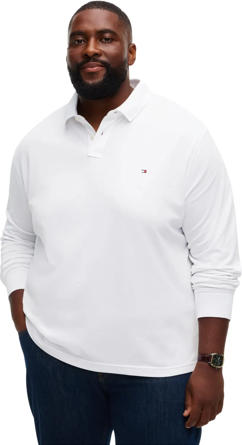 Tommy Hilfiger BT-1985 MW0MW42042 polo manica lunga blu regular
