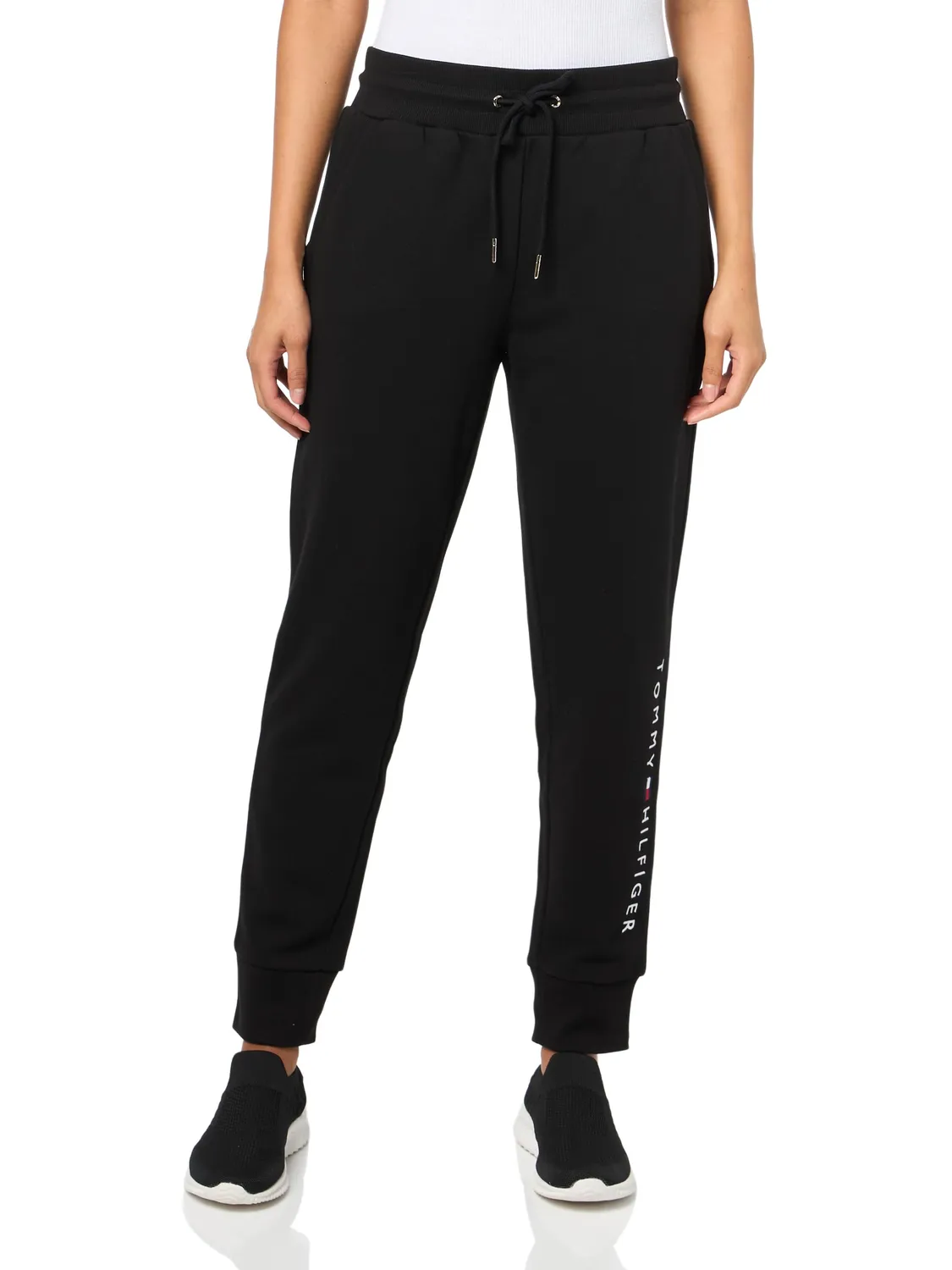 Tommy Hilfiger Sweatpants jogging donna lunghi felpati